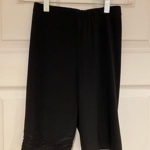 Black slinky bike shorts